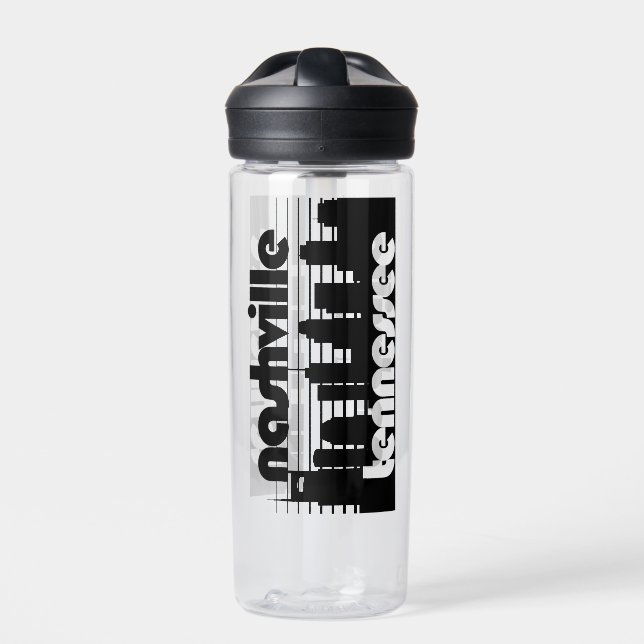 Nashville Tennessee Trinkflasche (Vorderseite)