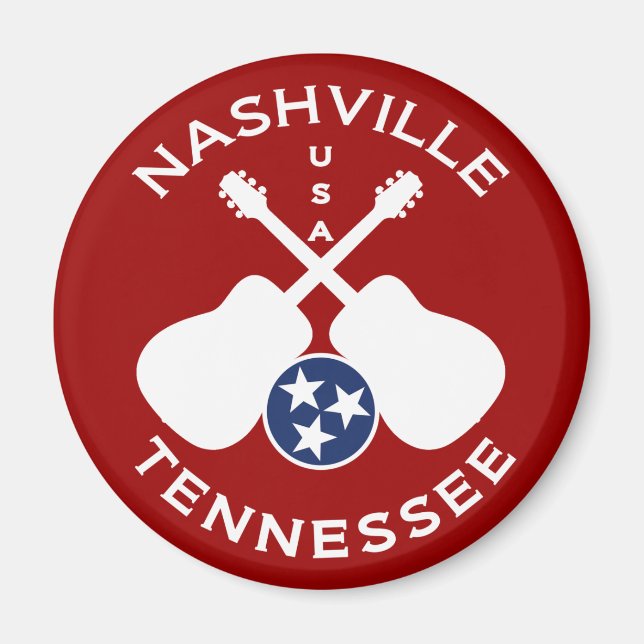 Nashville, Tennessee, USA Magnet (Vorne)