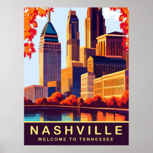 Nashville, Tennessee, USA, Reisen Poster