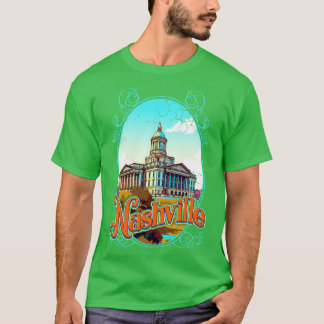 Nashville Tennessee Vintag erschüttert T-Shirt