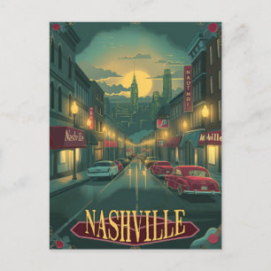 Nashville, Tennessee Vintage Postkarte