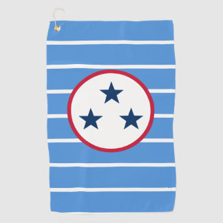 Nashville, Tennessee Volunteer State Tri-Star Golfhandtuch