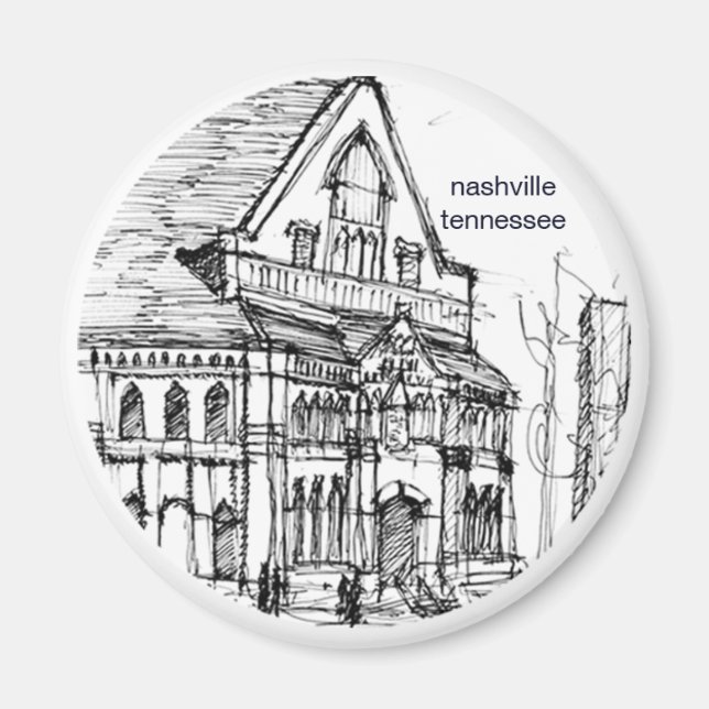 Nashville TN: Magnet (Vorne)