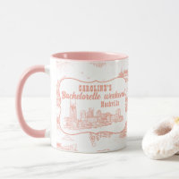 Nashville Toile Junggesellinnenabschied Korallenro