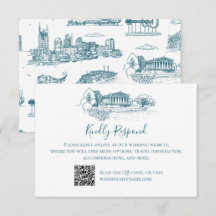 Nashville Toile Twilight auf Weiß