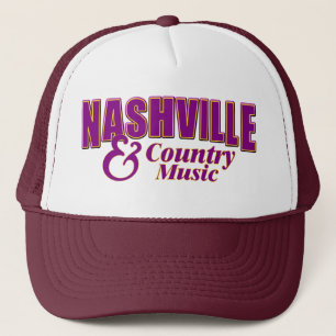 Nashville- u. Countrymusik-Fernlastfahrer-Hut Truckerkappe