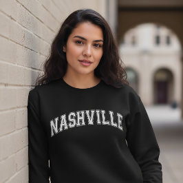 NASHVILLE University Style Sweater America Uni Sweatshirt