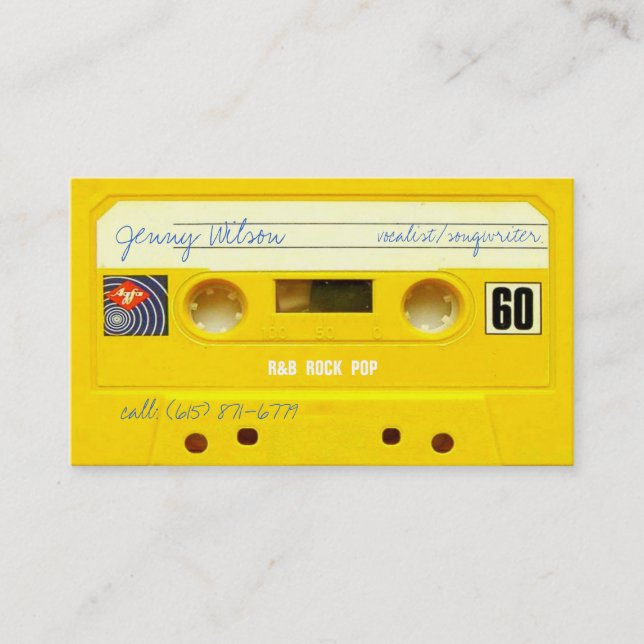 Nashville Visitenkarte (Vorderseite)