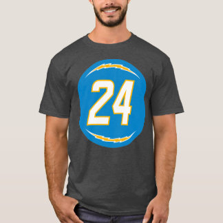 Nasir Adderley Number 24 Jersey Los Angeles Charge T-Shirt