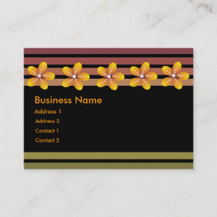 Nass Boden Riech Chubby Business Cards Visitenkarte