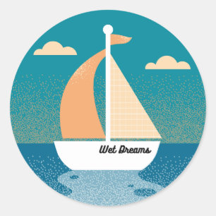 Nass Dreams Sailboat Sticker