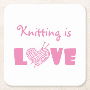 Nass ist Liebe Rechteckiger Pappuntersetzer