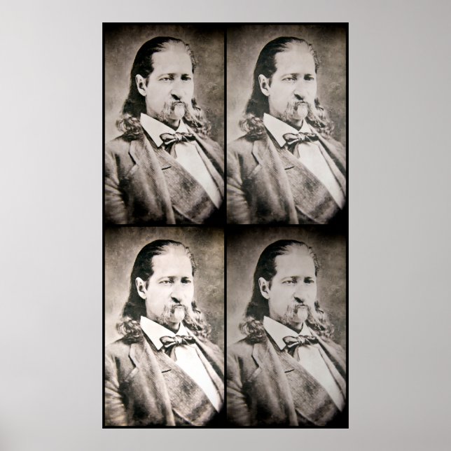 NASS PLATE 4 Frame WILD BILL HICKOK Poster (Vorne)