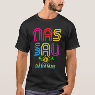 Nassau Bahamas 2019 Retro Niedlich Matching Family T-Shirt
