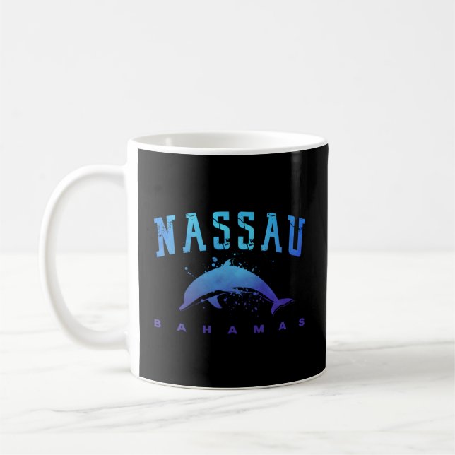 Nassau Bahamas Beach Schnorchel Scuba Diving Dolph Kaffeetasse (Links)