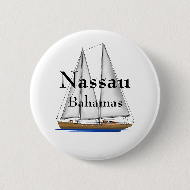 Nassau Bahamas Button (Vorderseite)