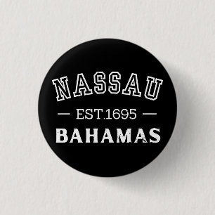 Nassau Bahamas Button