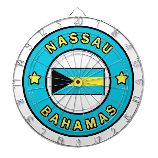 Nassau Bahamas Dartscheibe (vorne)