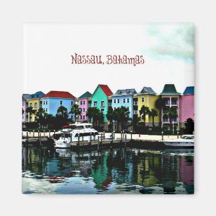 Nassau, Bahamas-Foto Magnet