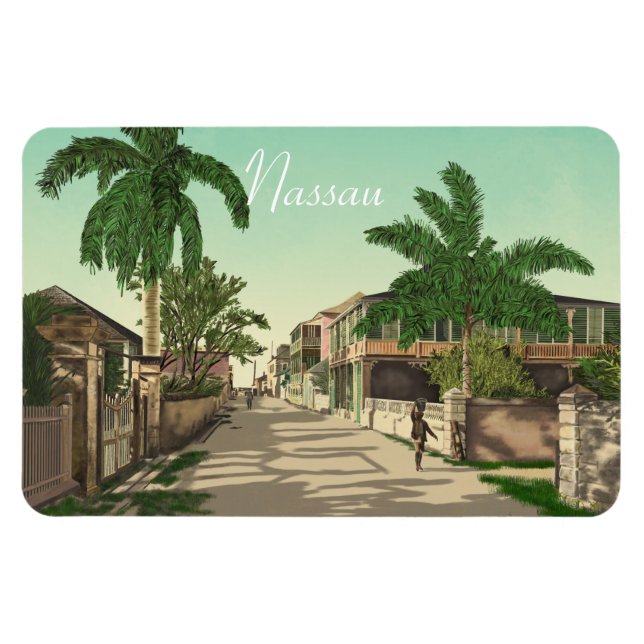 Nassau, Bahamas Magnet (Horizontal)