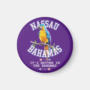 Nassau Bahamas Magnet Urlaub Kreuzweg Papagei