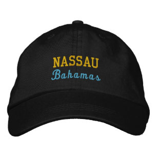 Nassau, Bahamas Personalisierte verstellbare Mütze Bestickte Baseballkappe