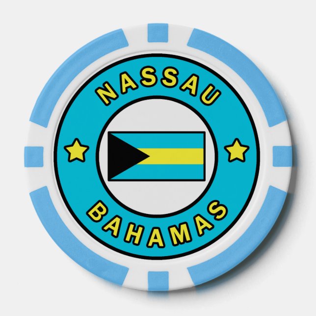 Nassau Bahamas Pokerchips (Vorderseite)