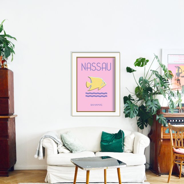 Nassau Bahamas Poster Wall Art Fisch (Von Creator hochgeladen)