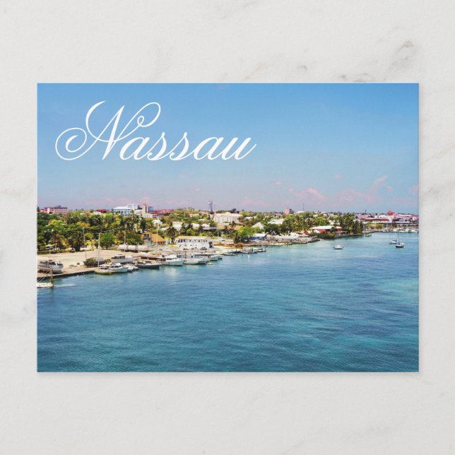 Nassau, Bahamas Postkarte (Vorderseite)