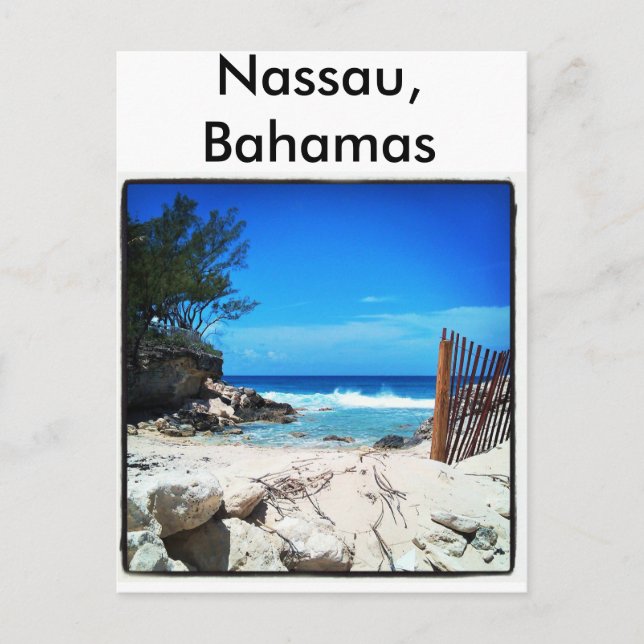 Nassau, Bahamas Postkarte (Vorderseite)