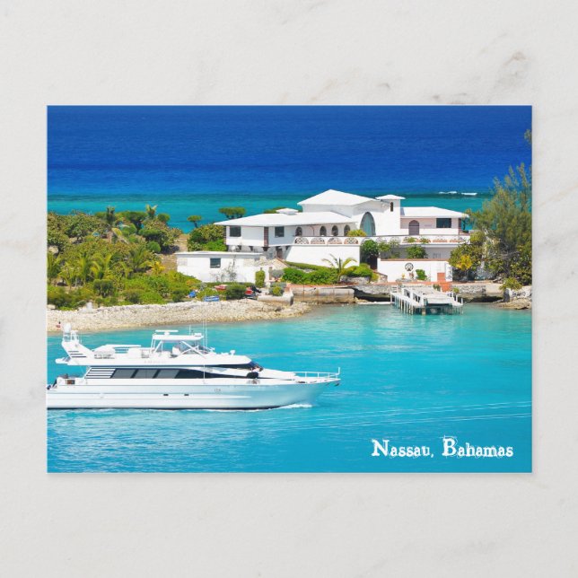 Nassau, Bahamas Postkarte (Vorderseite)