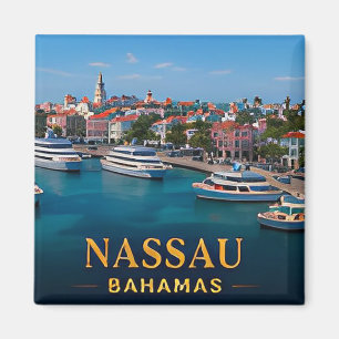 ✈️ Nassau Bahamas Reise Geschenk 🌴 Magnet