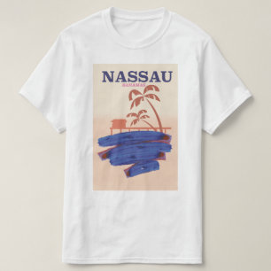 Nassau Bahamas Reisebeachposter T-Shirt