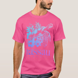 Nassau Bahamas Sea Turtle Scuba Diving Surfer Souv T-Shirt