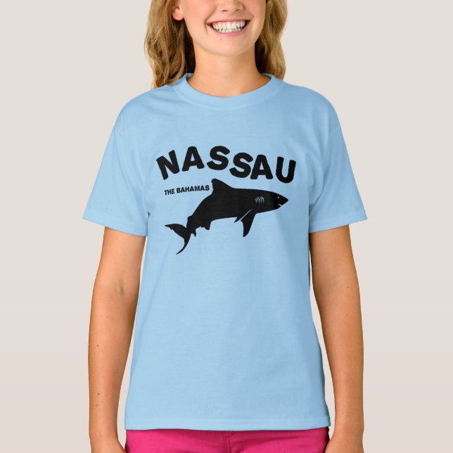 Nassau - Bahamas Shark Diving T - Shirt (Vorderseite)