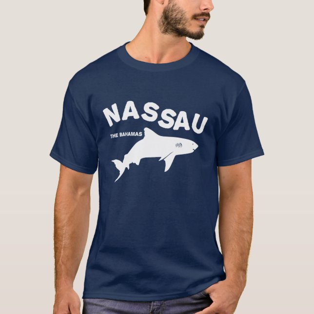Nassau - Bahamas Shark Diving T - Shirt (Vorderseite)