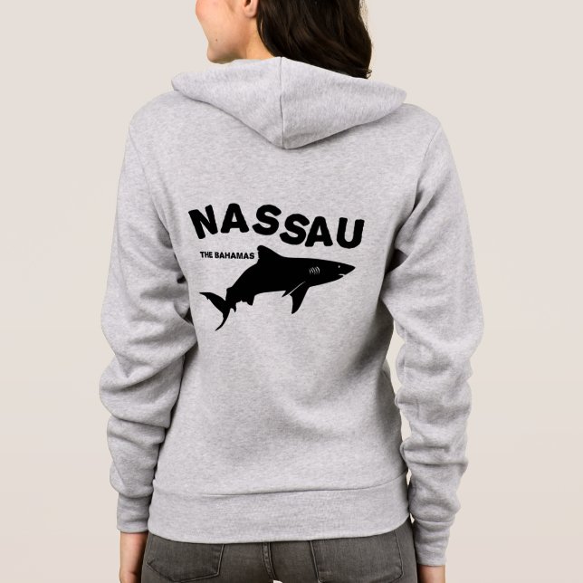 Nassau - Bahamas Shark Diving T - Shirt (Rückseite)