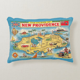Nassau Bahamas Throw Pillow Dekokissen