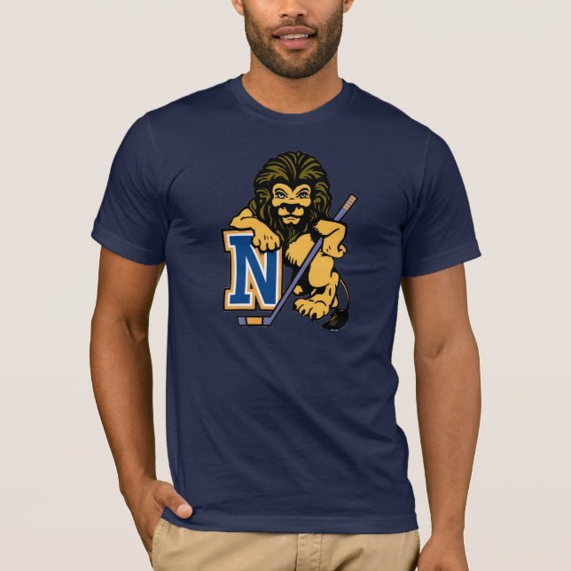 Nassau County Lions T-Shirt in Dark Navy (Vorderseite)