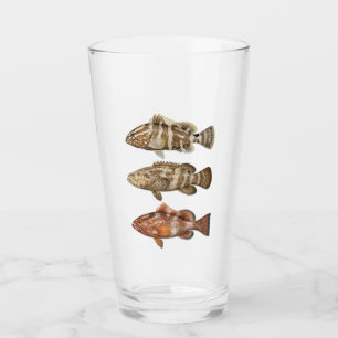 Nassau, Goliath und Red Grouper Drink Glass Glas