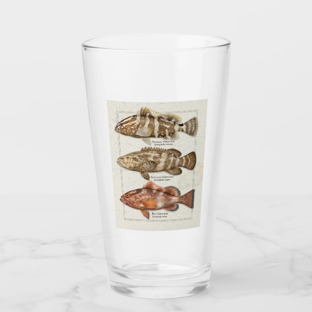 Nassau, Goliath und Red Grouper Drink Glass Glas (Vorderseite)
