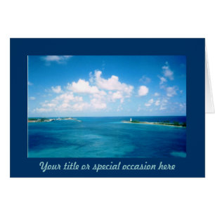 Nassau Harbour Besondere Anlass Card