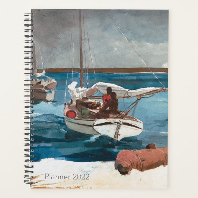 Nassau, Winslow Homer, Wasserschiff, Vintages Wass Planer (Vorderseite)