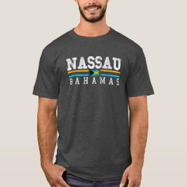 Nassauer Flagge Bahamas Urlaub Bahamas Kreuzfahrt T-Shirt