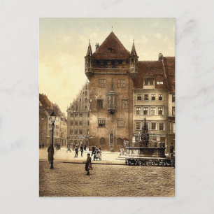 Nassauerhaus, Nürnberg, Bayern, Deutschland pracht Postkarte