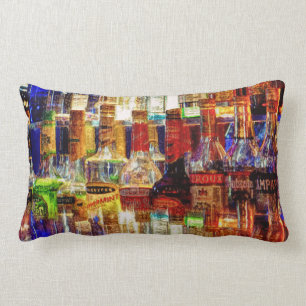 Nasse Bar Abstrakt Lendenkissen