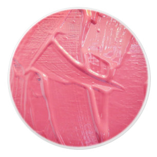 Nasse Farbe Korallen rosa Textur aussehen Keramikknauf