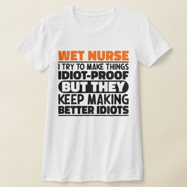 Nässe Ich versuche, Dinge Cool zu machen Lustige S T-Shirt (Ablage )