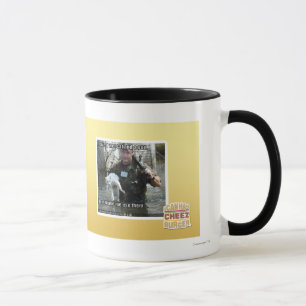 Nasse Katze und Gewehr Tasse