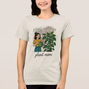 Nasse Meine Pflanzen Lustiges Gartenschere Pun T-S Tri-Blend Shirt